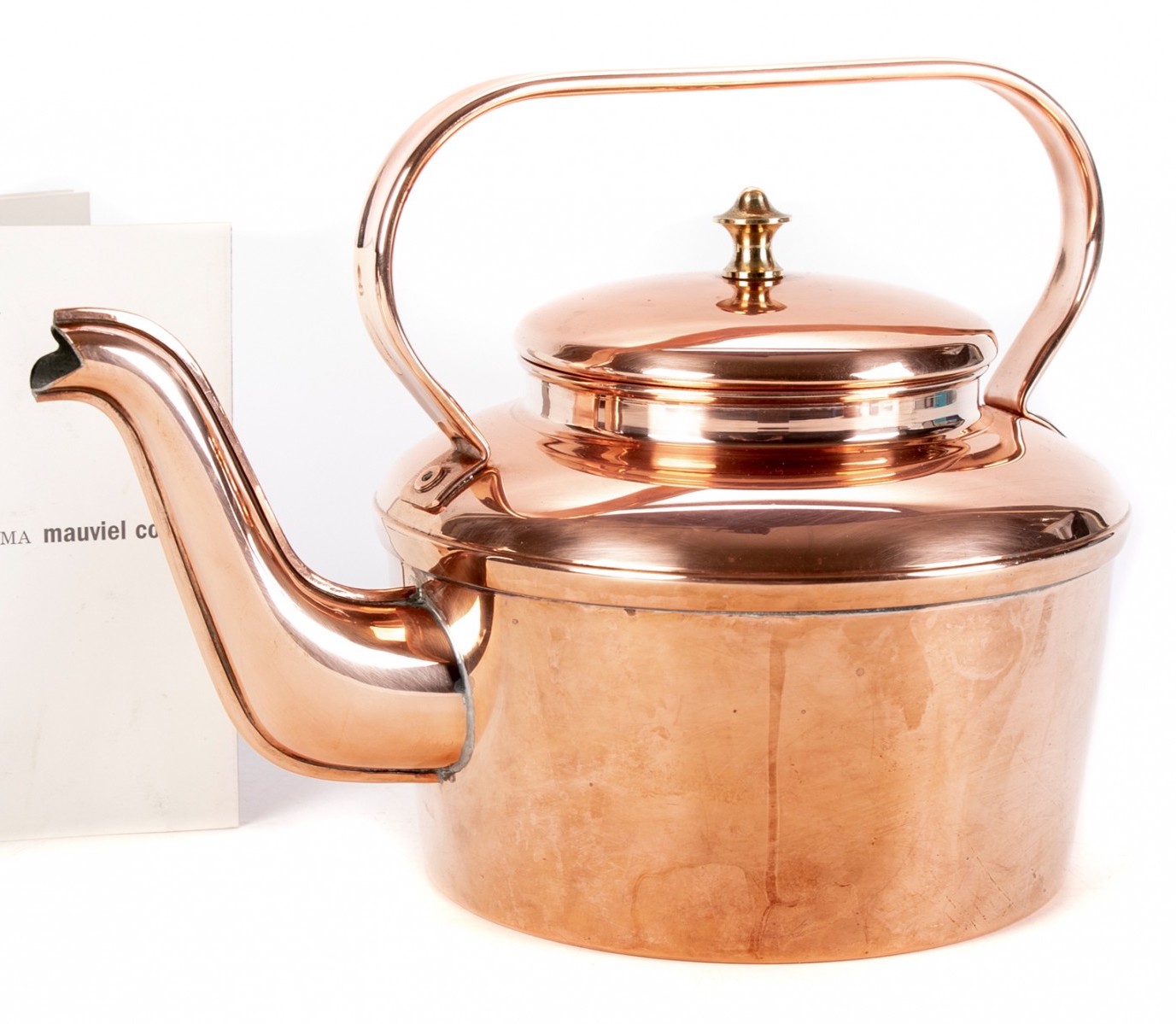 Farmhouse Kitchen - FRENCH MADE MAUVIEL COPPER TEA KETTLE Item #150827